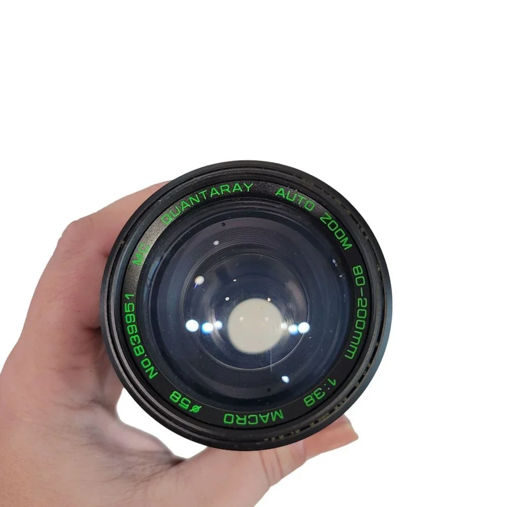Camera lens bundle. TV Zoom Lens J6x12, Auto Zoom 80-200 f3.8, FD 50mm 1:1.8